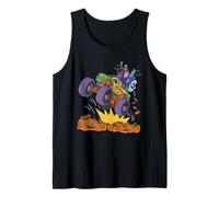 Esqueleto de Halloween Zombie Monster Truck Vampiro Camiseta sin Mangas