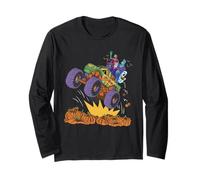 Esqueleto de Halloween Zombie Monster Truck Vampiro Manga Larga