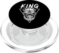 Esqueleto de Miedo Rey PopSockets PopGrip para MagSafe