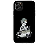 Esqueleto de Pesca de Lona para Halloween Carcasa para iPhone 11 Pro MAX