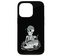 Esqueleto de Pesca de Lona para Halloween Carcasa para iPhone 13 Pro