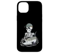Esqueleto de Pesca de Lona para Halloween Carcasa para iPhone 14 Plus