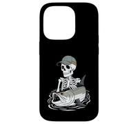 Esqueleto de Pesca de Lona para Halloween Carcasa para iPhone 14 Pro