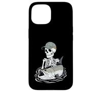 Esqueleto de Pesca de Lona para Halloween Carcasa para iPhone 15