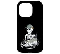 Esqueleto de Pesca de Lona para Halloween Carcasa para iPhone 15 Pro