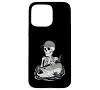 Esqueleto de Pesca de Lona para Halloween Carcasa para iPhone 15 Pro MAX