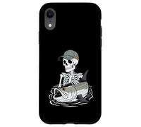 Esqueleto de Pesca de Lona para Halloween Carcasa para iPhone XR