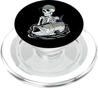 Esqueleto de Pesca de Lona para Halloween PopSockets PopGrip para MagSafe
