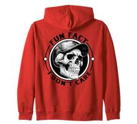 Esqueleto Divertido Dato Curioso No Me Importa Humor Sudadera con Capucha