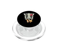 Esqueleto Embarazo Pollo Cerveza Rayos X Divertido Fiesta PopSockets PopGrip para MagSafe