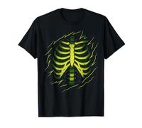 Esqueleto Espeluznante Huesos de Terror Espeluznante Halloween Camiseta