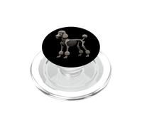 Esqueleto estándar caniche Perro anatomía Huesos de Halloween PopSockets PopGrip para MagSafe