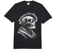 Esqueleto gótico con Alambre de púas Oscuro Cráneo estético Grunge Comfort Colors Adult Heavyweight T-Shirt