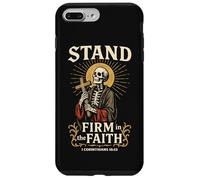 Esqueleto gótico Cristiano 1 Corintios 16:13 Verso de la Biblia Carcasa para iPhone 7 Plus/8 Plus