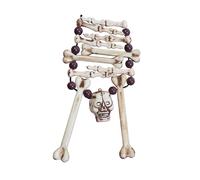 Esqueleto Hueso Collar Voodoo Halloween Chica Cavernícola Accesorio de Disfraz