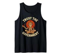 Esqueleto Indio - Nativo Americano Confianza el Gobierno Camiseta sin Mangas