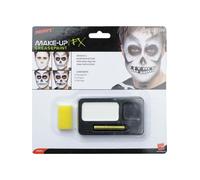Esqueleto Kit de Maquillaje Fx Fantasma Pintura Facial Disfraz Halloween Nuevo