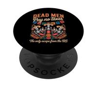 Esqueleto Libertario Divertido - Latinos Día de los Muertos PopSockets PopGrip Adhesivo