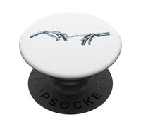 Esqueleto Mano gótica Espeluznante extraña decoración estética Obra de Arte PopSockets PopGrip Adhesivo