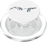 Esqueleto Mano gótica Espeluznante extraña decoración estética Obra de Arte PopSockets PopGrip para MagSafe