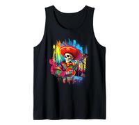 Esqueleto mexicano Halloween Día De Los Muertos Día De Muertos Camiseta sin Mangas