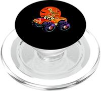 Esqueleto Monster Truck Halloween Espeluznante niños niños PopSockets PopGrip para MagSafe