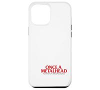 Esqueleto Once A Metalhead Siempre Una Cabeza De Metal Punk Carcasa para iPhone 12 Pro MAX