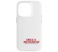Esqueleto Once A Metalhead Siempre Una Cabeza De Metal Punk Carcasa para iPhone 14 Pro