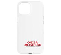 Esqueleto Once A Metalhead Siempre Una Cabeza De Metal Punk Carcasa para iPhone 15
