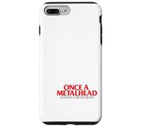 Esqueleto Once A Metalhead Siempre Una Cabeza De Metal Punk Carcasa para iPhone 7 Plus/8 Plus