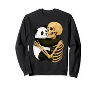 Esqueleto Panda Halloween Zoo Animal Vida Silvestre Temporada Espeluznante Sudadera