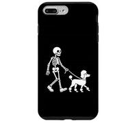 Esqueleto paseando a un Perro - Spooky Halloween Dog Lover Carcasa para iPhone 7 Plus/8 Plus