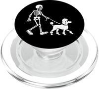 Esqueleto paseando a un Perro - Spooky Halloween Dog Lover PopSockets PopGrip para MagSafe