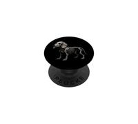 Esqueleto Perro Salchicha Huesos de Halloween Esqueleto Perro PopSockets PopGrip Adhesivo