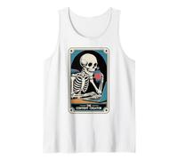 Esqueleto Podcaster Tarot Card Creativo El Creador de Contenido Camiseta sin Mangas