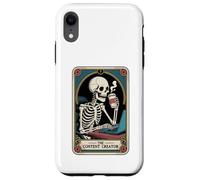 Esqueleto Podcaster Tarot Card Creativo El Creador de Contenido Carcasa para iPhone XR