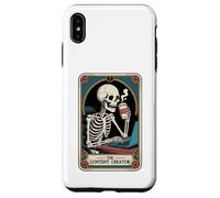Esqueleto Podcaster Tarot Card Creativo El Creador de Contenido Carcasa para iPhone XS MAX