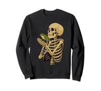 Esqueleto Rana Halloween Zoo Animal Vida Silvestre Temporada Espeluznante Sudadera
