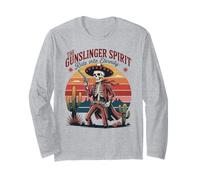 Esqueleto Retro de Vaquero del Salvaje o Manga Larga