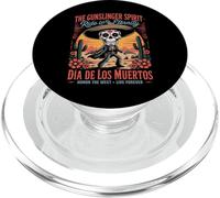 Esqueleto Retro de Vaqueros del Lejano Oeste Día de los Muertos PopSockets PopGrip para MagSafe
