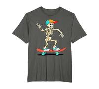 Esqueleto Skating Skateboarding Skater Niños Niñas Niños Camiseta