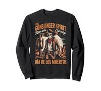 Esqueleto Vaquero Día de los Muertos Sudadera
