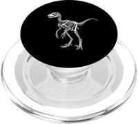 Esqueleto Velociraptor Dinosaurio Fósil Anatomía PopSockets PopGrip para MagSafe
