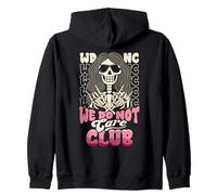 Esqueleto WDNC We Do Not Care Club Divertido Halloween Sudadera con Capucha