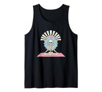 Esqueleto Yoga Lotus con Mandala Camiseta sin Mangas