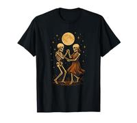 Esqueletos Bailando bajo Luna Llena Camiseta
