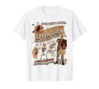 Esqueletos Bailando Brujas Fantasmas Reales Halloween Espectáculo de Fantasmas Camiseta