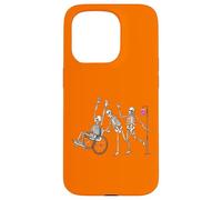 Esqueletos de enfermera Funny Halloween Healthcare CNA Medical Crew Carcasa para iPhone 15 Pro