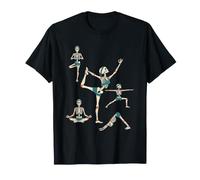 Esqueletos de Yoga Espeluznante Yoga Divertido anatomía meditación Arte Camiseta