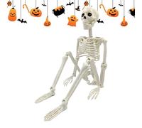 Esqueletos para Halloween - Figura De Esqueleto Articulado Articulado Articulado De 30 Cm, Decoración Realista Modelo De Calavera, Soporte De Hueso Resistente | Especttral De Hallowee